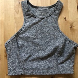 Outdoor Voices Gray Athena Crop Top